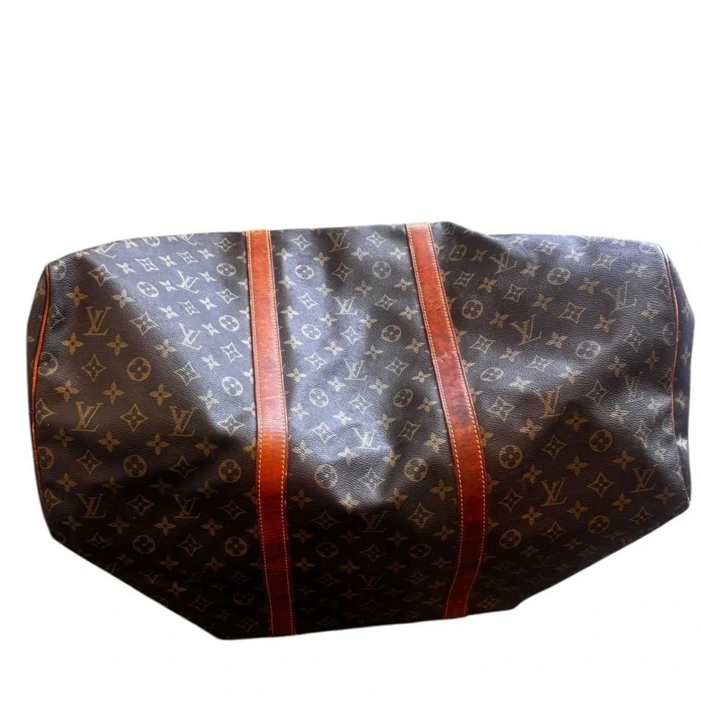Louis Vuitton Monogram Keepall 55 travel bag
